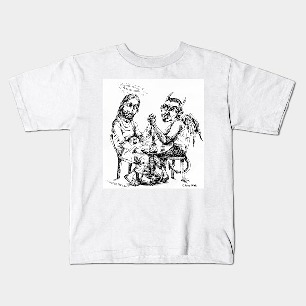 'WINNER TAKE ALL' Kids T-Shirt by jerrykirk